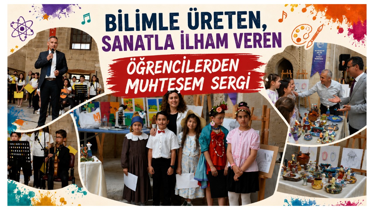 Bilimle Üreten, Sanatla İlham Veren Öğrencilerden Muhteşem Sergi