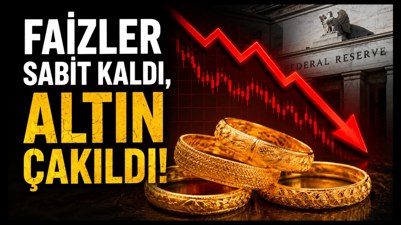 Faizler Sabit Kaldı, Altın Çakıldı!