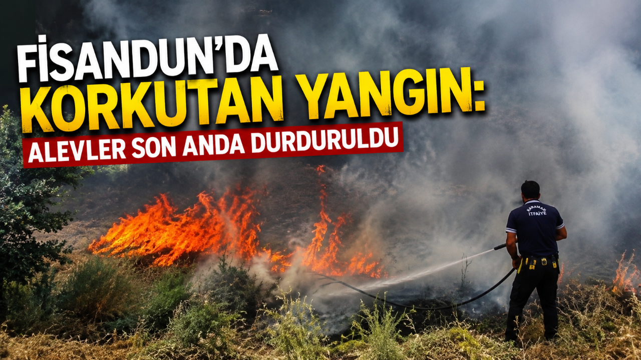 Karaman'da Mangal Ateşi Az Kalsın Felakete Yol Açıyordu