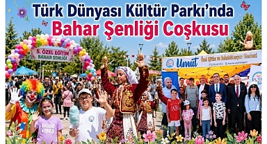 Karaman'da özel gereksinimli bireyler bahar şenliğinde doyasıya eğlendi