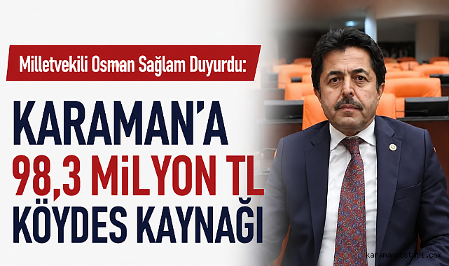 Köy Yolları ve Altyapıya 98,3 Milyon TL'lik Destek