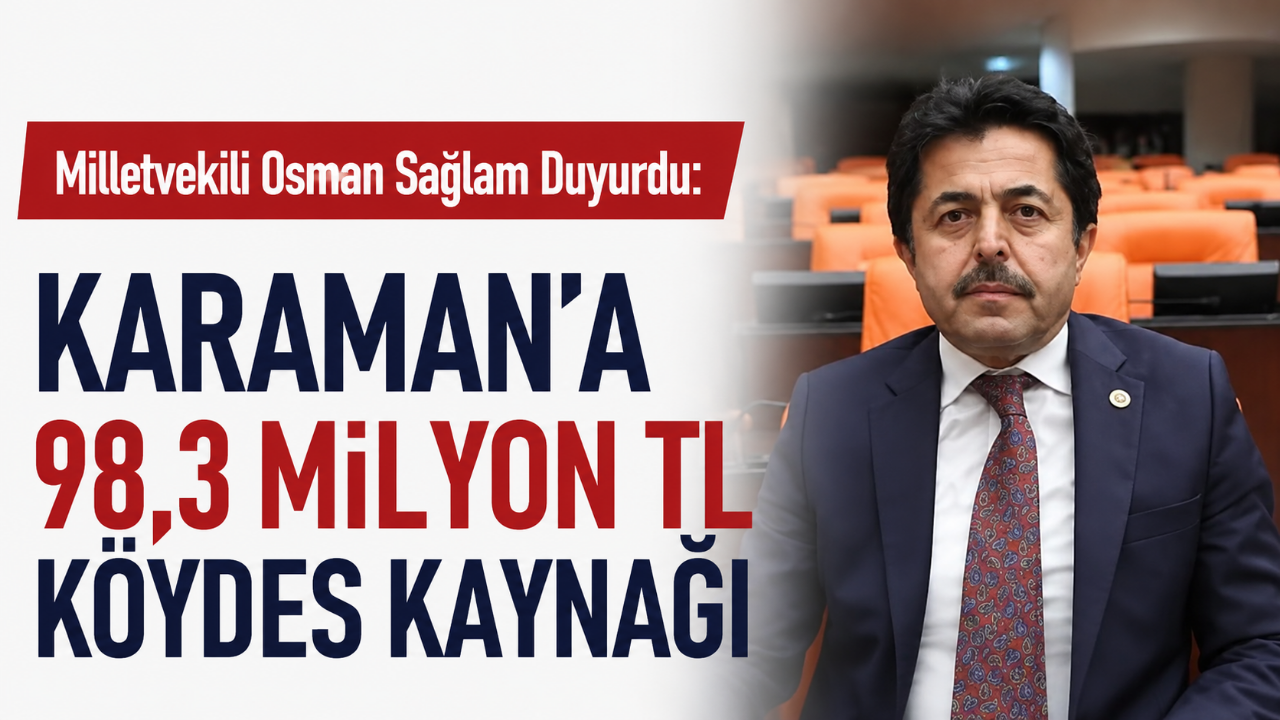 Köy Yolları ve Altyapıya 98,3 Milyon TL'lik Destek