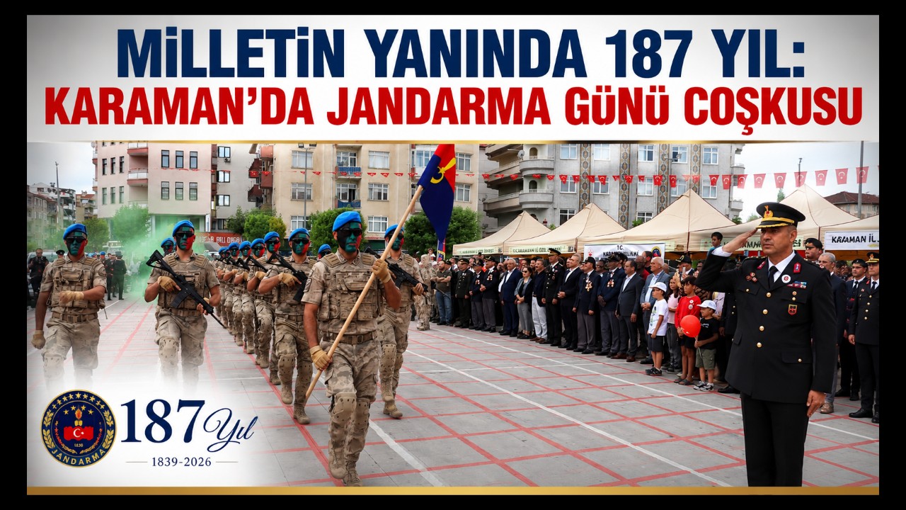 Milletin Yanında 187 Yıl: Karaman'da Jandarma Günü Coşkusu