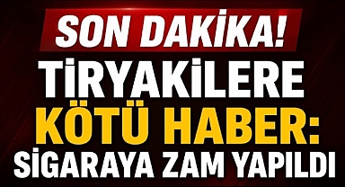 Tiryakilere Kötü Haber: Sigaraya Zam Yapıldı