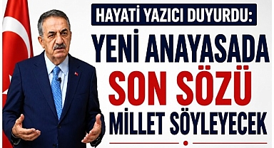 Yeni Anayasa İçin Referandum Vurgusu: Kararı Millet Verecek