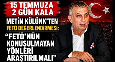 15 Temmuz Öncesi Metin Külünk'ten Dikkat Çeken Çıkış: