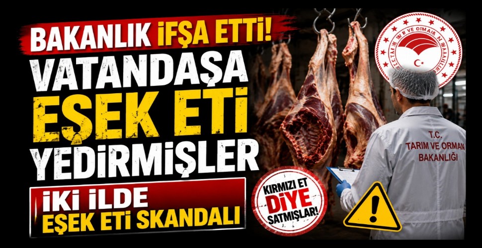 Bakanlık İfşa Etti! Vatandaşa Eşek Eti Yedirmişler İki İlde Eşek Eti Skandalı