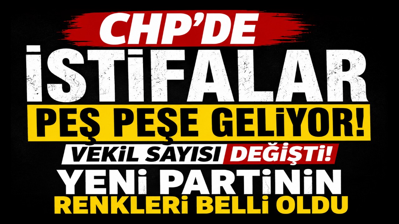 CHP'de İstifalar Peş Peşe Geliyor
