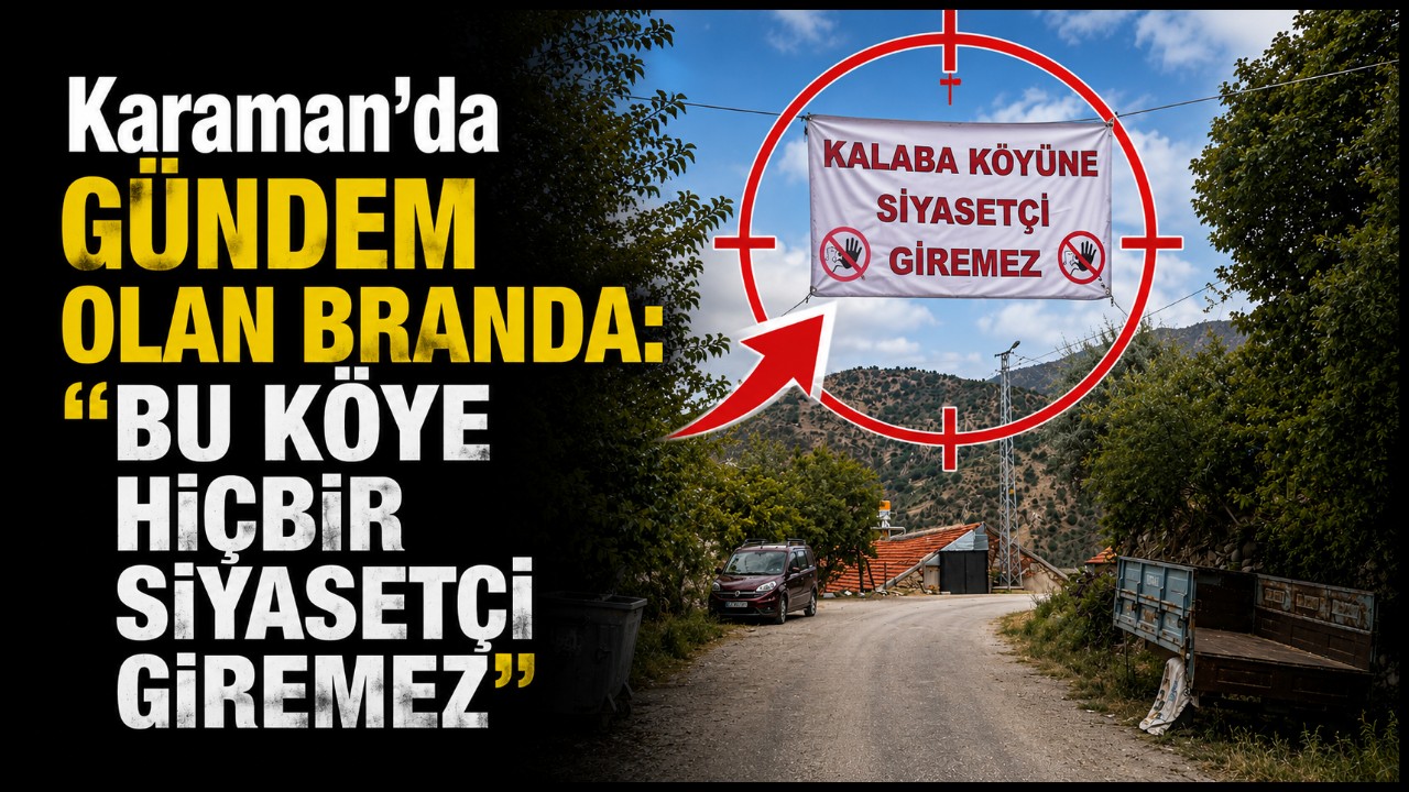 Karaman'da Gündem Olan Branda: