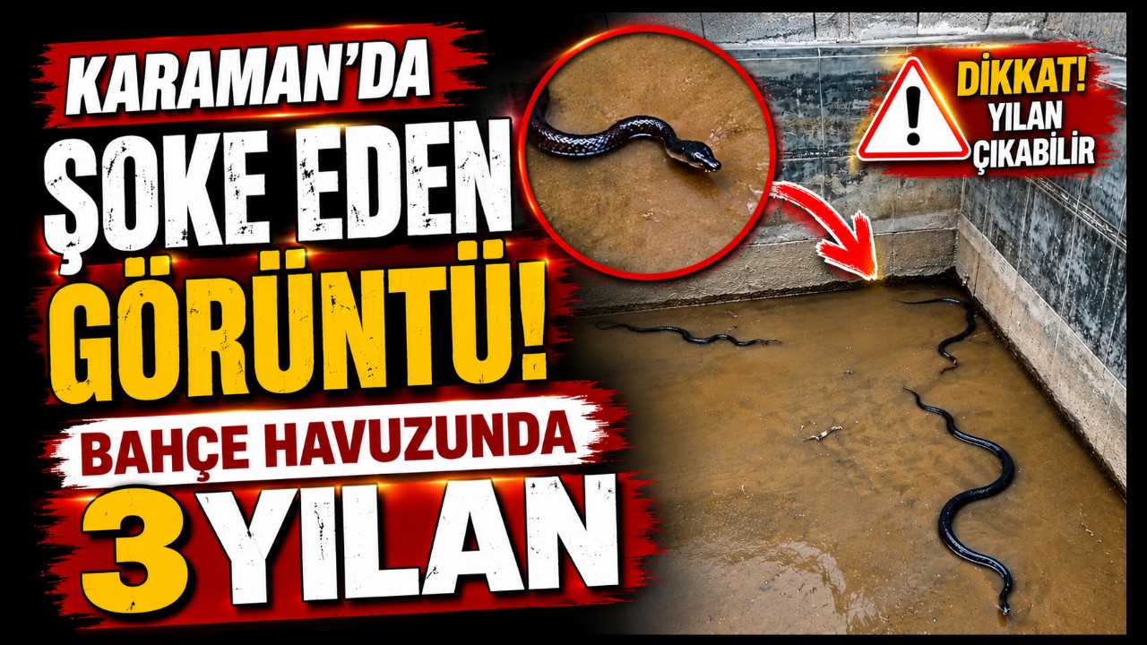 Karaman'da Şoke Eden Görüntü! Adım Atacağınız Yerlere Dikkat Edin