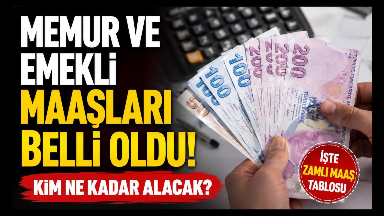 Memur ve Emekli Maaşları Belli Oldu! Kim Ne Kadar Alacak?
