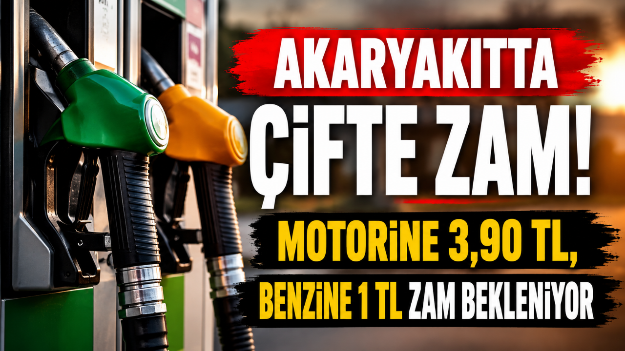 Motorine 3,90 TL, Benzine 1 TL Zam Bekleniyor