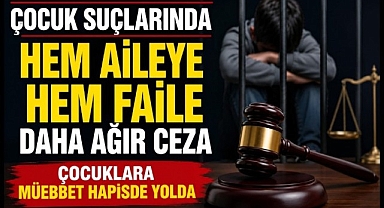 TBMM'de Yeni Adım: Çocuk Suçlarında Hem Aileye Hem Faile Daha Ağır Ceza