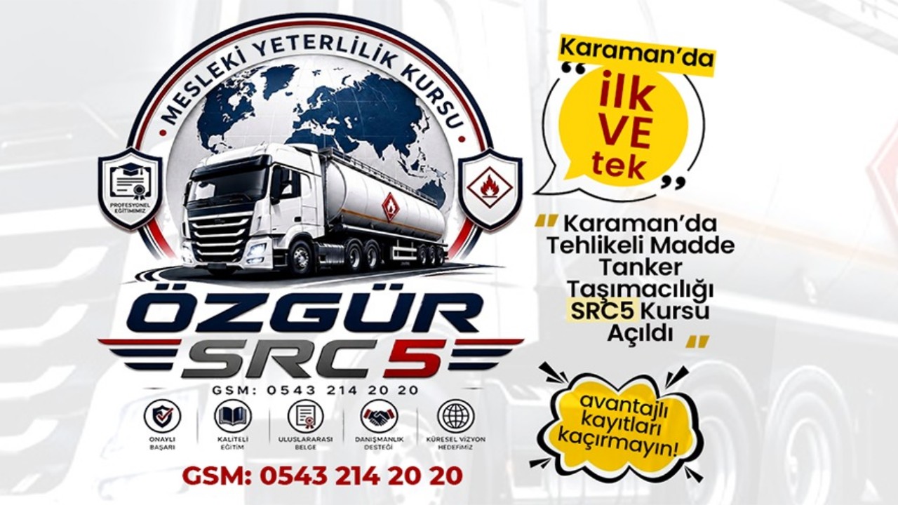 Karaman'a ÖZGÜR SRC5 Kursu Açıldı