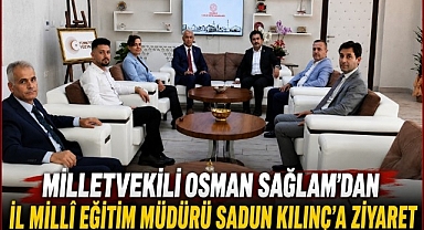 Karaman'da Eğitim Gündemi Masada: Sağlam'dan İl Millî Eğitim Müdürü Kılınç'a Ziyaret