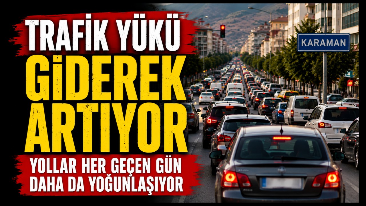 Karaman'ın Sorunu..Yollar Her Geçen Gün Daha da Yoğunlaşıyor