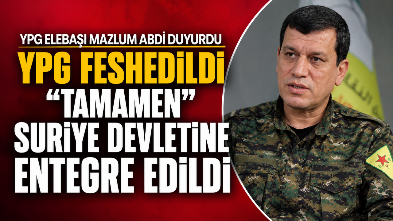 SON DAKİKA: YPG Feshedildi