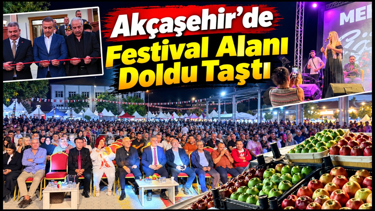 Akçaşehir'de Festival Alanı Doldu Taştı: Kültürevi Açıldı