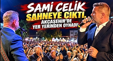 Akçaşehir'de Festivalin Ritmi Sami Çelik'le Zirve Yaptı