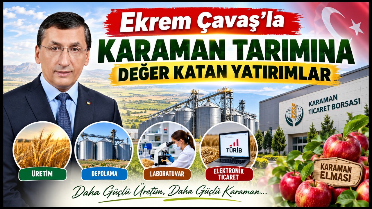 Ayinesi İştir Kişinin, Lafa Bakılmaz! Karaman Ticaret Borsası'nda Çavaş İmzası