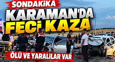 Karaman'da Düğün Konvoyu Kazası: 2 Ölü, 5 Yaralı