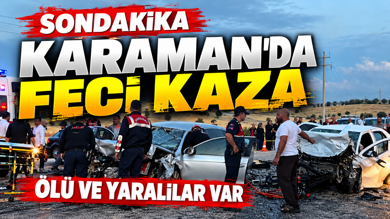 Karaman'da Düğün Konvoyu Kazası: Ölü ve Yaralılar Var