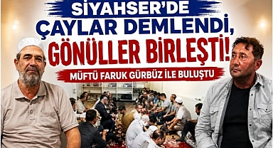 Karaman'da Mahalle Buluşması: Müftü Gürbüz, Siyahser Mahallesi'nde Cemaatle Bir Araya Geldi