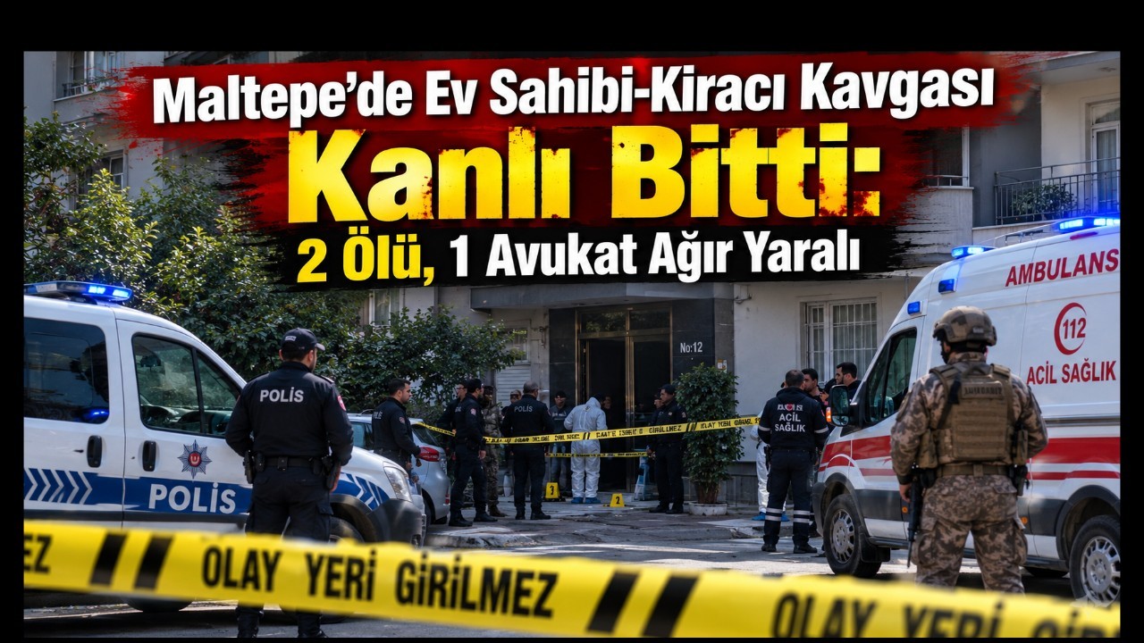 Maltepe'de Ev Sahibi-Kiracı Kavgası Kanlı Bitti: 2 Ölü, 1 Ağır Yaralı