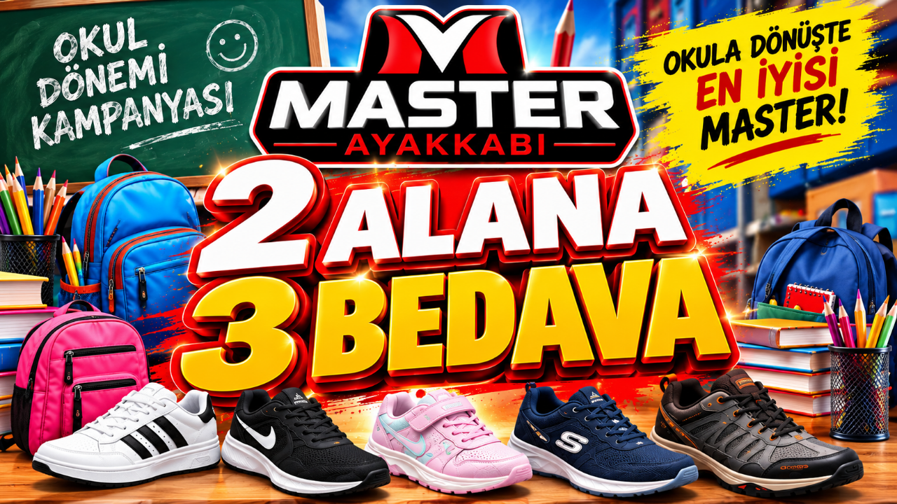 Okula Dönüşte Büyük Kampanya: 2 Alana 3 Bedava!