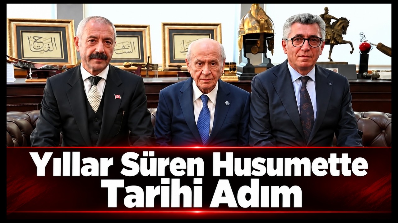 Sarallar ve Şahinler Aileleri Bahçeli'nin Makamında Bir Araya Geldi