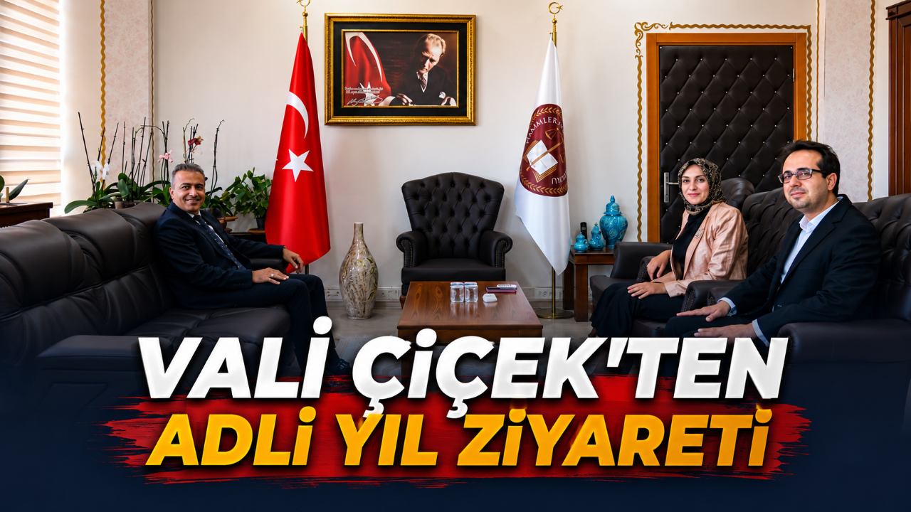 Vali Çiçek'ten Adli Yıl Ziyareti