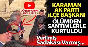 Ak Parti İlçe Başkanı Ölümden Santimlerle Kurtuldu